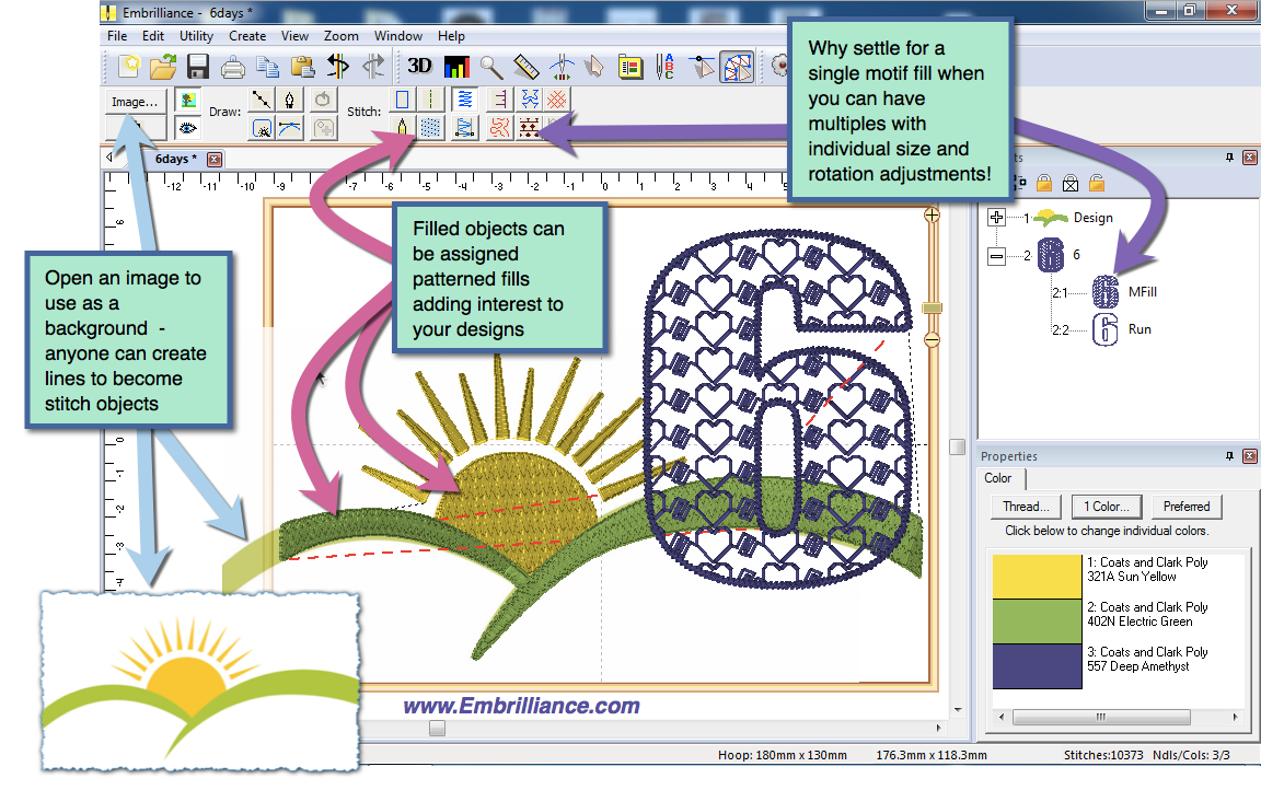 embrilliance embroidery software free version